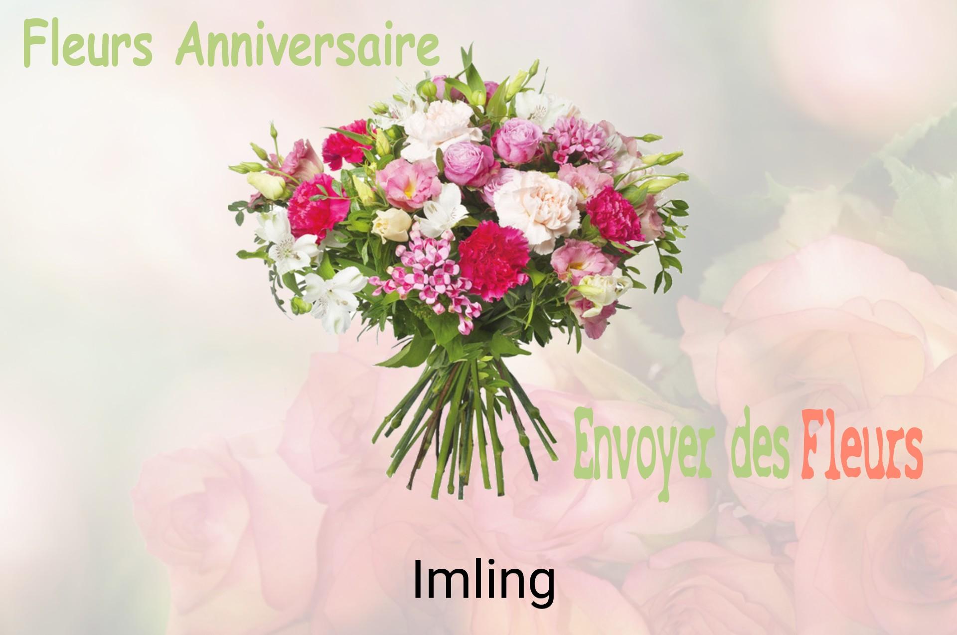 Bouquet de fleurs d’anniversaire livré à Imling